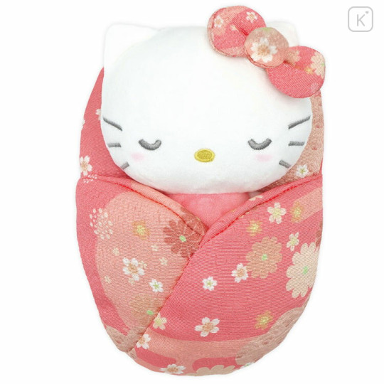 Japan Sanrio Swaddle Mascot (L) - Hello Kitty : Japanese Pattern - 1
