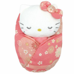 Japan Sanrio Swaddle Mascot (L) - Hello Kitty : Japanese Pattern