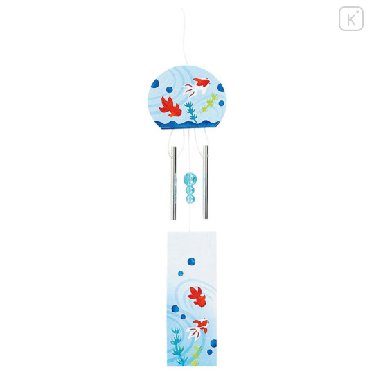 Japan Sanrio 3D Greeting Card - Summer Goldfish Wind Chime - 1