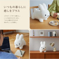 Japan Miffy Bruna Bonbon Fluffy Mini Toy - Miffy : Gray - 6