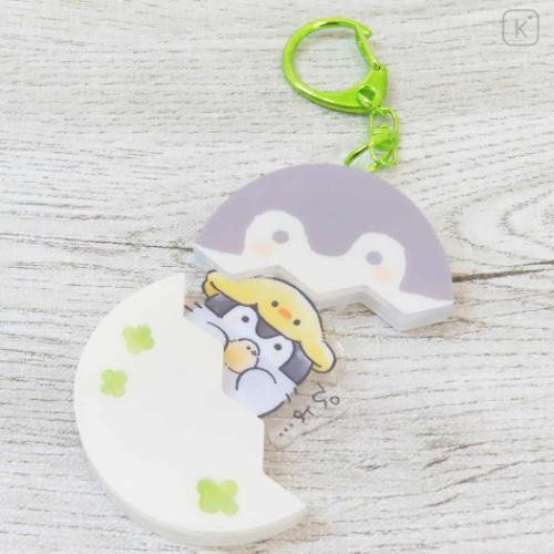 Japan Koupen Chan Acrylic Keychain - Playful Crack Egg & Chick - 4