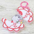 Japan Koupen Chan Acrylic Keychain - Playful Crack Flower - 4