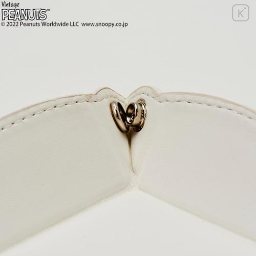 Japan Peanuts Desk Organizer Accessory Tray - Snoopy : Ivory Wondering That Buzz - 4