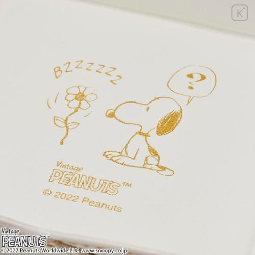 Japan Peanuts Desk Organizer Accessory Tray - Snoopy : Ivory Wondering That Buzz - 6