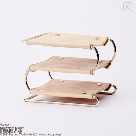 Japan Peanuts Desk Organizer Accessory Stand - Snoopy : Ivory Wondering That Buzz - 3