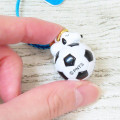 Japan Peanuts Tiny Charm Bell Netsuke - Snoopy : Soccer Football - 2