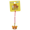 Japan San-X Tiny Charm Face-shaped Bell Netsuke - Rilakkuma - 1