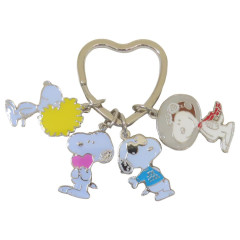 Japan Peanuts Metal Charm Keychain - Snoopy : Cosplay Joe Cool