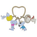 Japan Peanuts Metal Charm Keychain - Snoopy : Cosplay Joe Cool - 1