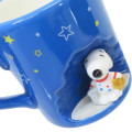 Japan Peanuts Famous Scene Mug - Snoopy : Astronaut Starry Star Night - 3
