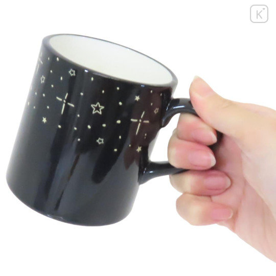Japan Peanuts Famous Scene Mug - Snoopy : Joe Cool Starry Star Night - 2