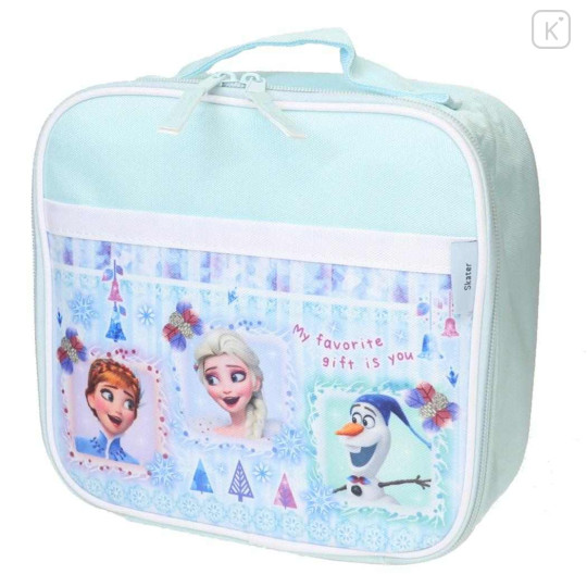 Japan Disney Insulated Cooler Lunch Bag - Frozen : Mint - 1