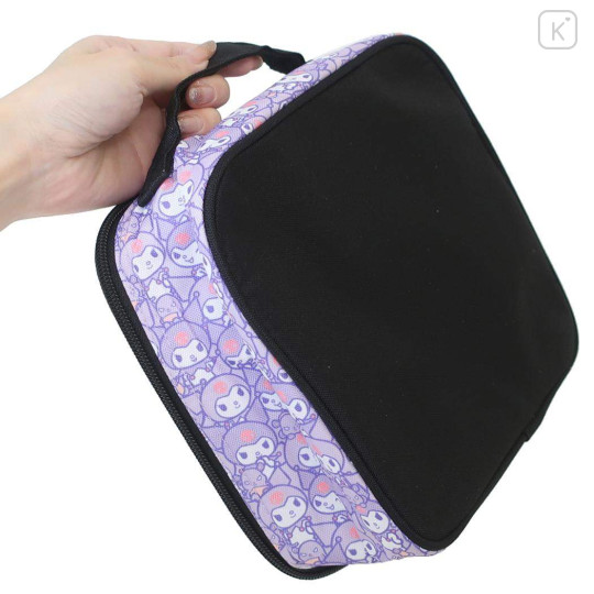 Japan Sanrio Insulated Cooler Lunch Bag - Kuromi : Baku - 2