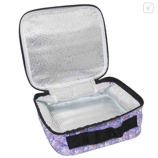 Japan Sanrio Insulated Cooler Lunch Bag - Kuromi : Baku - 3