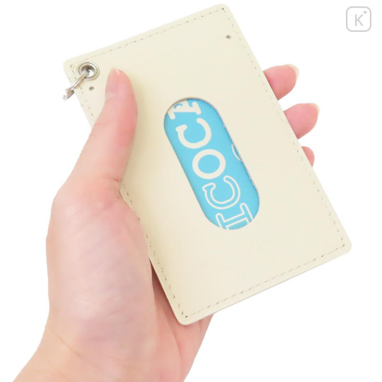 Japan San-X Pass Case Card Holder & Reel - Korilakkuma : Face - 2