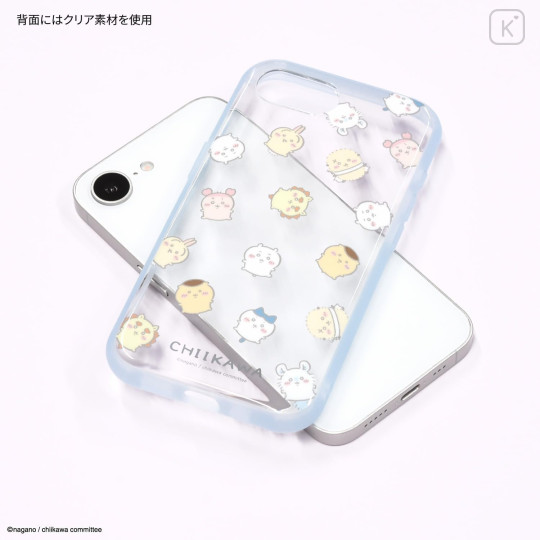Japan Chiikawa IIIIfit Clear iPhone 16e Case - All-over Pattern - 2
