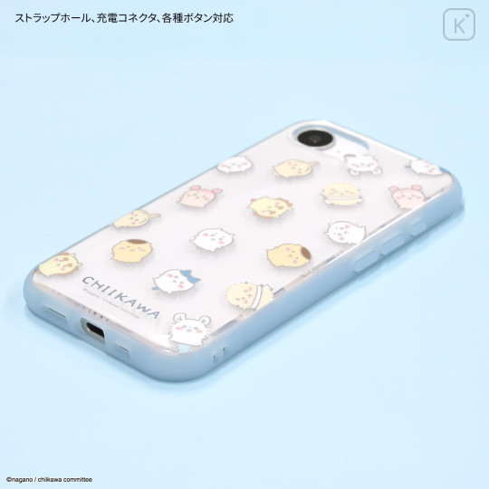 Japan Chiikawa IIIIfit Clear iPhone 16e Case - All-over Pattern - 3