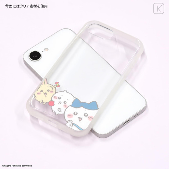 Japan Chiikawa IIIIfit Clear iPhone 17e / 16e Case - Chiikawa & Hachiware & Usagi - 2