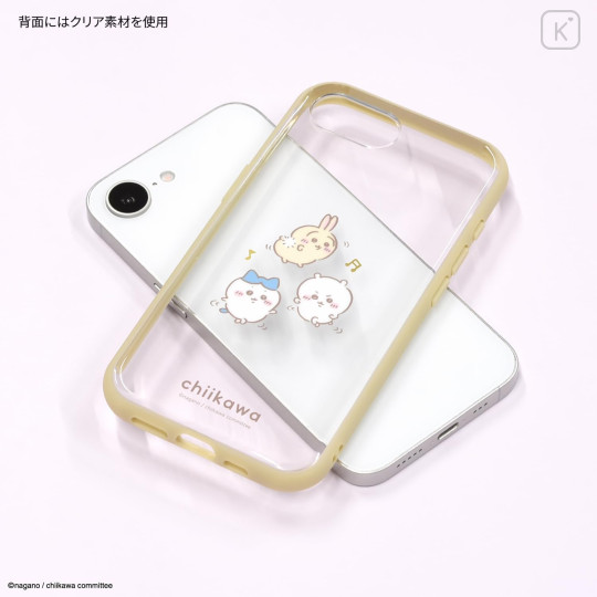 Japan Chiikawa IIIIfit Clear iPhone 17e / 16e Case - Chiikawa & Hachiware & Usagi : Assembly - 2