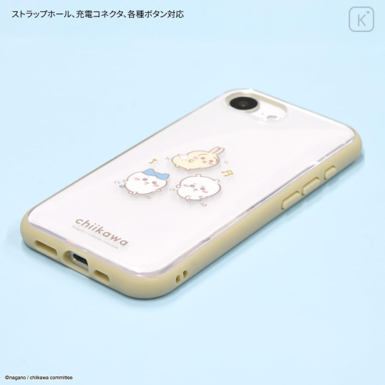 Japan Chiikawa IIIIfit Clear iPhone 17e / 16e Case - Chiikawa & Hachiware & Usagi : Assembly - 3