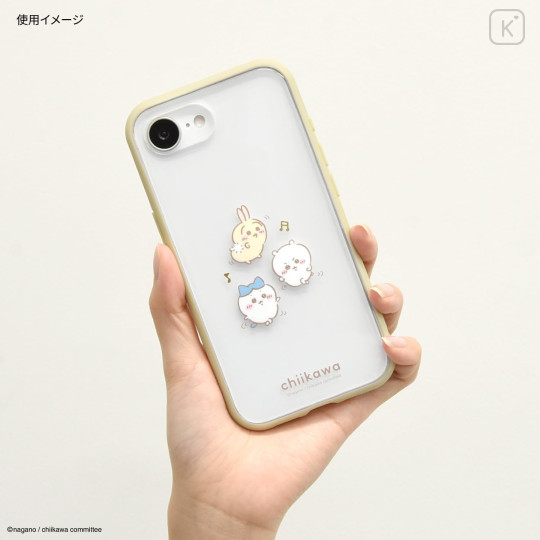 Japan Chiikawa IIIIfit Clear iPhone 17e / 16e Case - Chiikawa & Hachiware & Usagi : Assembly - 4