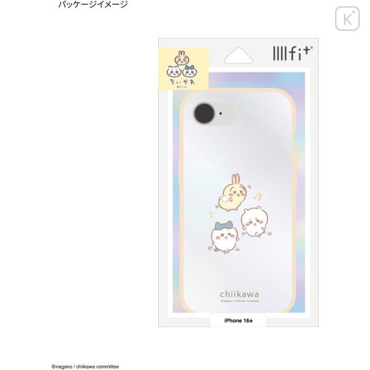 Japan Chiikawa IIIIfit Clear iPhone 17e / 16e Case - Chiikawa & Hachiware & Usagi : Assembly - 6