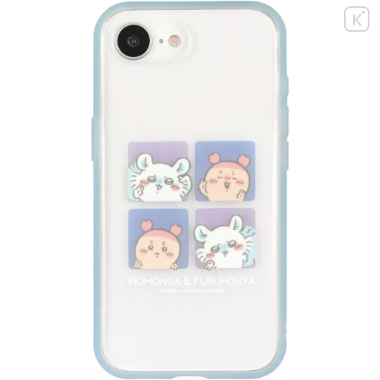 Japan Chiikawa IIIIfit Clear iPhone 17e / 16e Case - Furuhonya Kani-chan & Momonga - 1