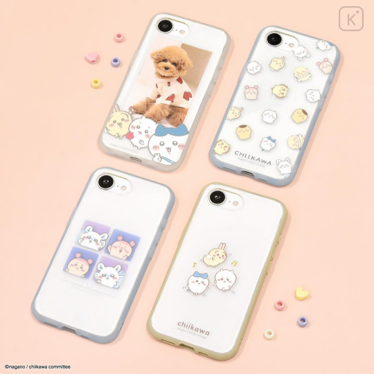 Japan Chiikawa IIIIfit Clear iPhone 17e / 16e Case - Furuhonya Kani-chan & Momonga - 5