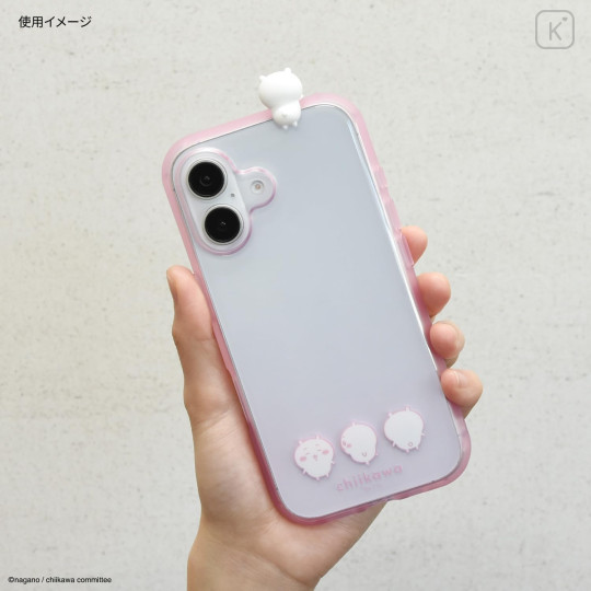 Japan Chiikawa Frame IIIIfit Clear iPhone 16 Case - Chiikawa - 6