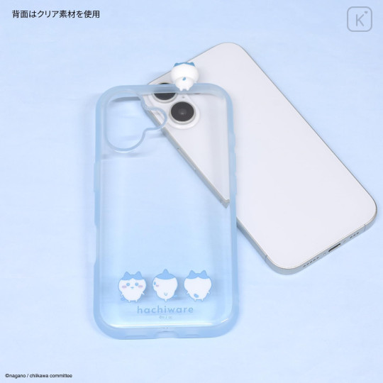 Japan Chiikawa Frame IIIIfit Clear iPhone 16 Case - Hachiware - 3