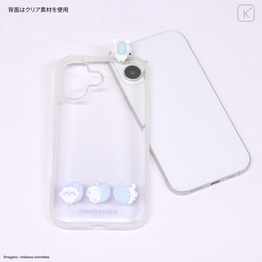 Japan Chiikawa Frame IIIIfit Clear iPhone 16 Case - Momonga - 3