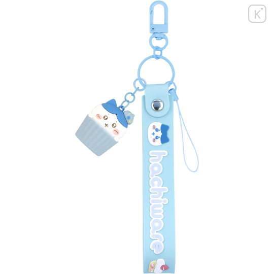 Japan Chiikawa 3D Mascot Hand Strap - Hachiware - 1