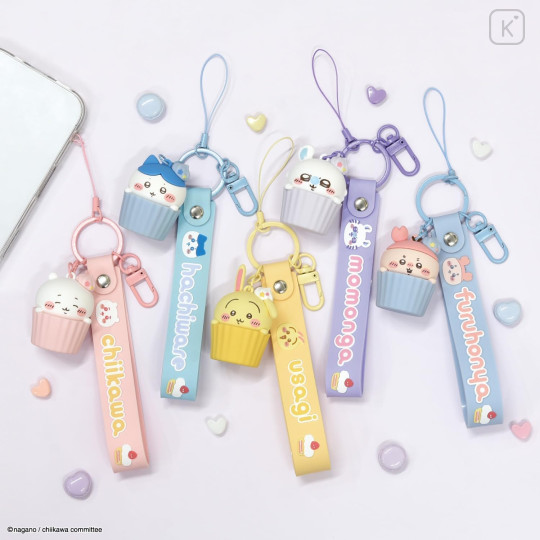 Japan Chiikawa 3D Mascot Hand Strap - Usagi - 7