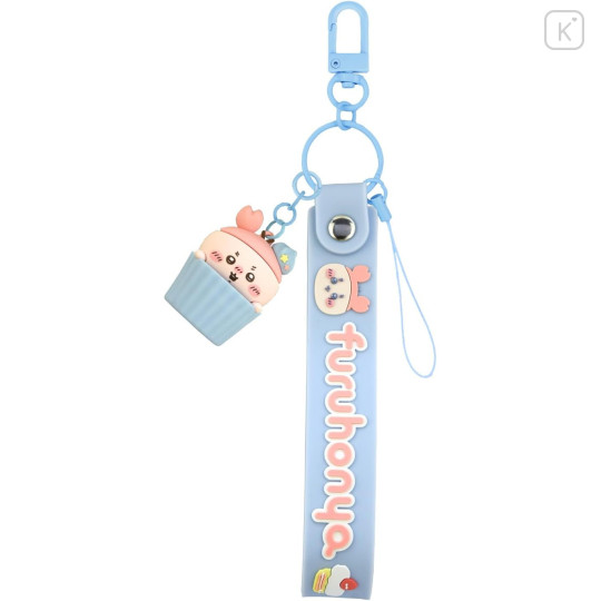 Japan Chiikawa 3D Mascot Hand Strap - Furuhonya Kani-chan - 1