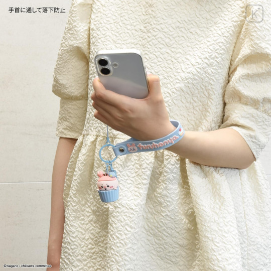 Japan Chiikawa 3D Mascot Hand Strap - Furuhonya Kani-chan - 3
