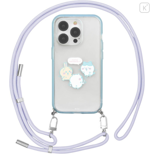 Japan Chiikawa IIIIfit Loop iPhone 15 Pro Case - Chiikawa & Hachiware & Usagi : Assembly - 1