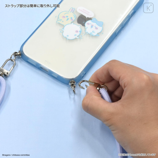 Japan Chiikawa IIIIfit Loop iPhone 15 Pro Case - Chiikawa & Hachiware & Usagi : Assembly - 5