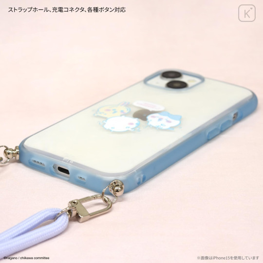 Japan Chiikawa IIIIfit Loop iPhone 15 Pro Case - Chiikawa & Hachiware & Usagi : Assembly - 6