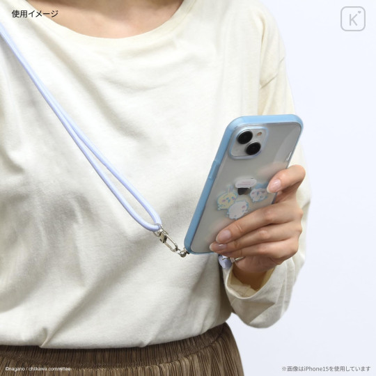 Japan Chiikawa IIIIfit Loop iPhone 15 Pro Case - Chiikawa & Hachiware & Usagi : Assembly - 7