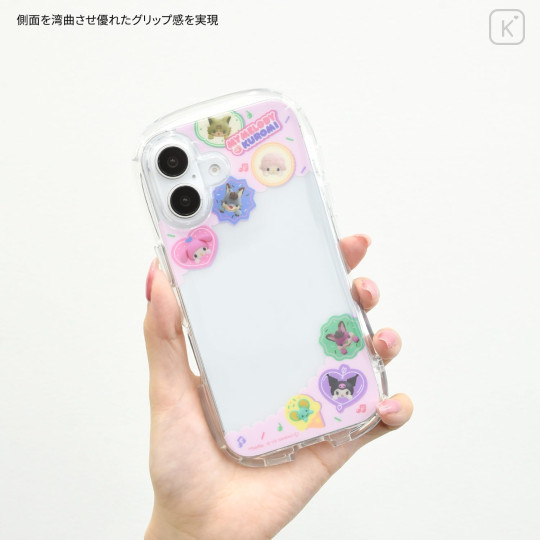 Japan Sanrio Crystal Clear iPhone 16 Case - Kuromi & My Melody : Netflix - 6