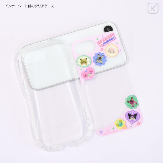 Japan Sanrio Crystal Clear iPhone 16e Case - Kuromi & My Melody : Netflix - 3
