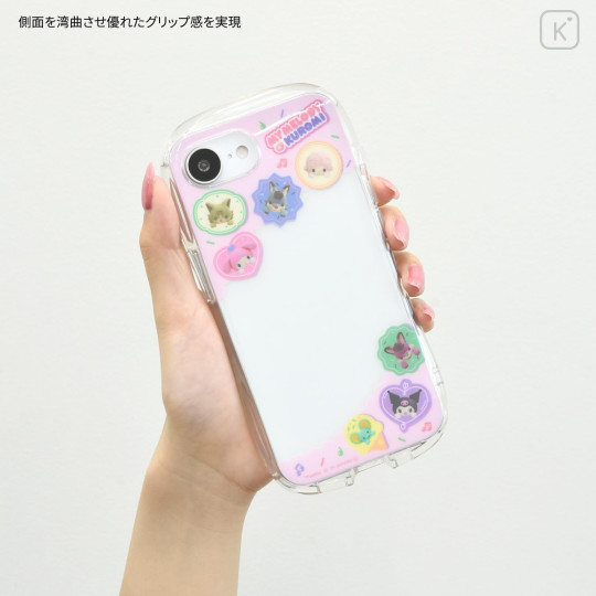 Japan Sanrio Crystal Clear iPhone 16e Case - Kuromi & My Melody : Netflix - 6