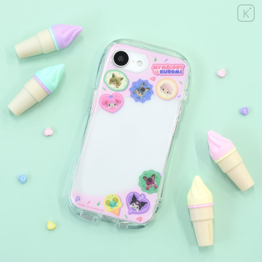 Japan Sanrio Crystal Clear iPhone 16e Case - Kuromi & My Melody : Netflix - 7
