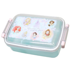 Japan Disney Bento Lunch Box 450ml - Disney Princess : Blue Sharing Dream