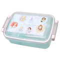 Japan Disney Bento Lunch Box 450ml - Disney Princess : Blue Sharing Dream - 1