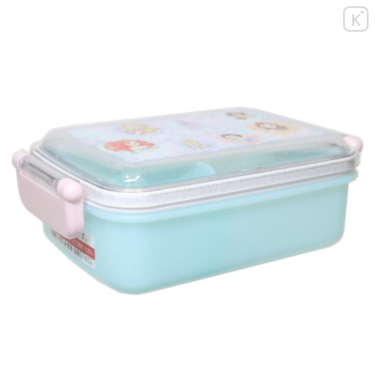 Japan Disney Bento Lunch Box 450ml - Disney Princess : Blue Sharing Dream - 2