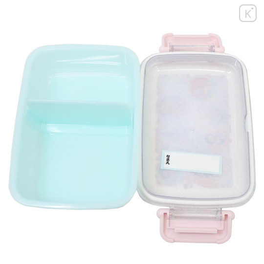 Japan Disney Bento Lunch Box 450ml - Disney Princess : Blue Sharing Dream - 3