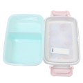 Japan Disney Bento Lunch Box 450ml - Disney Princess : Blue Sharing Dream - 3