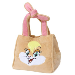 Japan Looney Tunes Plush Die-Cut Mascot Handbag - Bunny Lola