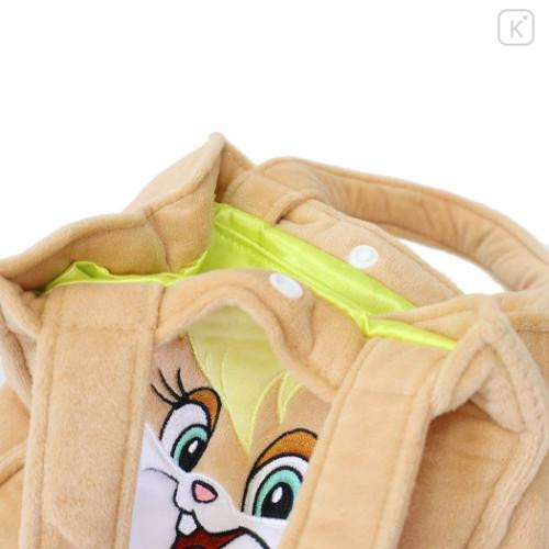 Japan Looney Tunes Plush Die-Cut Mascot Handbag - Bunny Lola - 4
